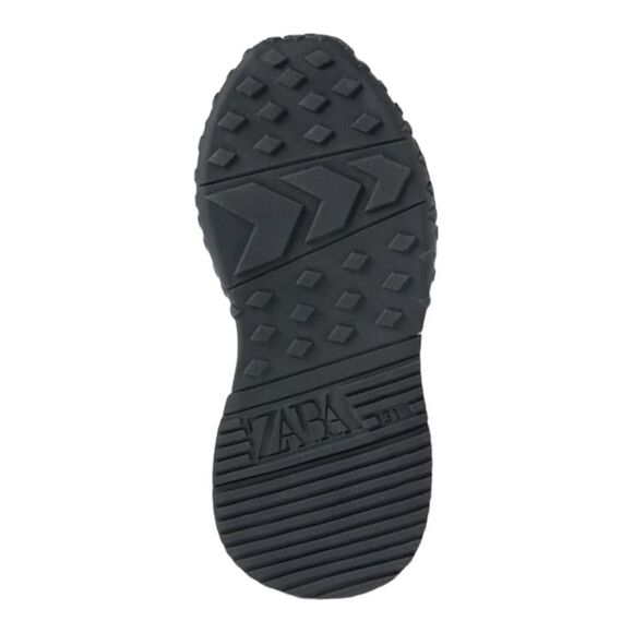 ZARA Kids | Gray | LEATHER SNEAKERS - Picture 5 of 10